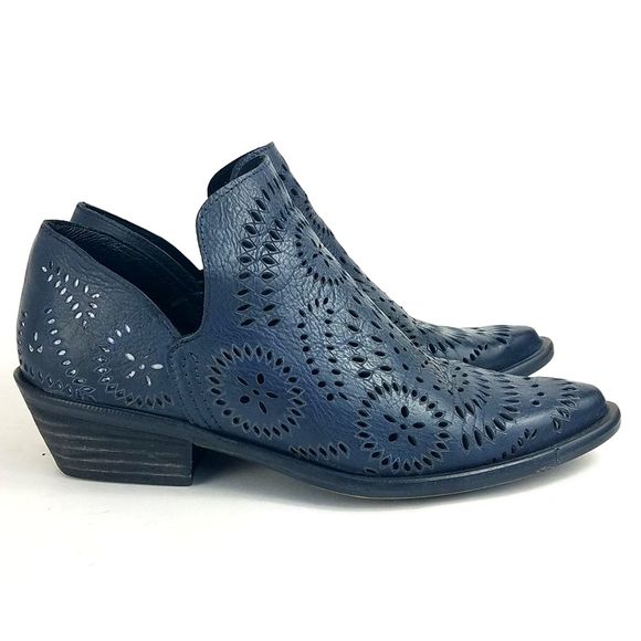 Veracruz Machika Blue Perforated Booties - Picture 3 of 8